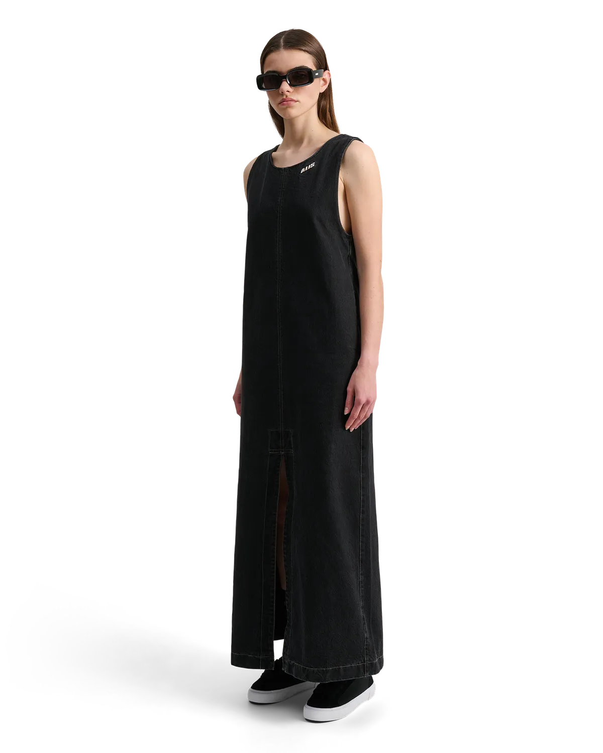 Alis Bethany A-line kjole bomuld Washed Black