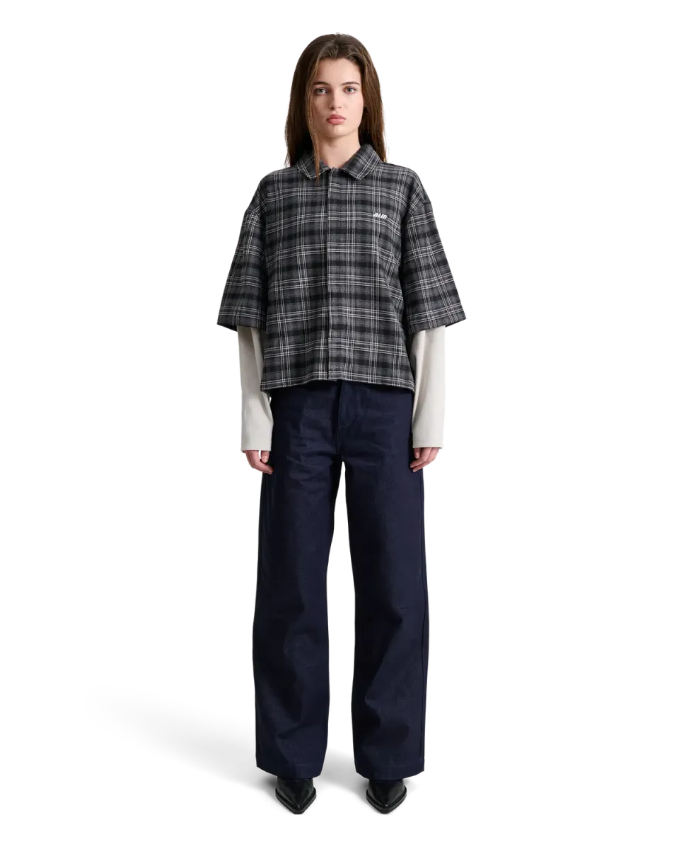 Alis Tody Double Layered Skjorte Grey Black Tartan