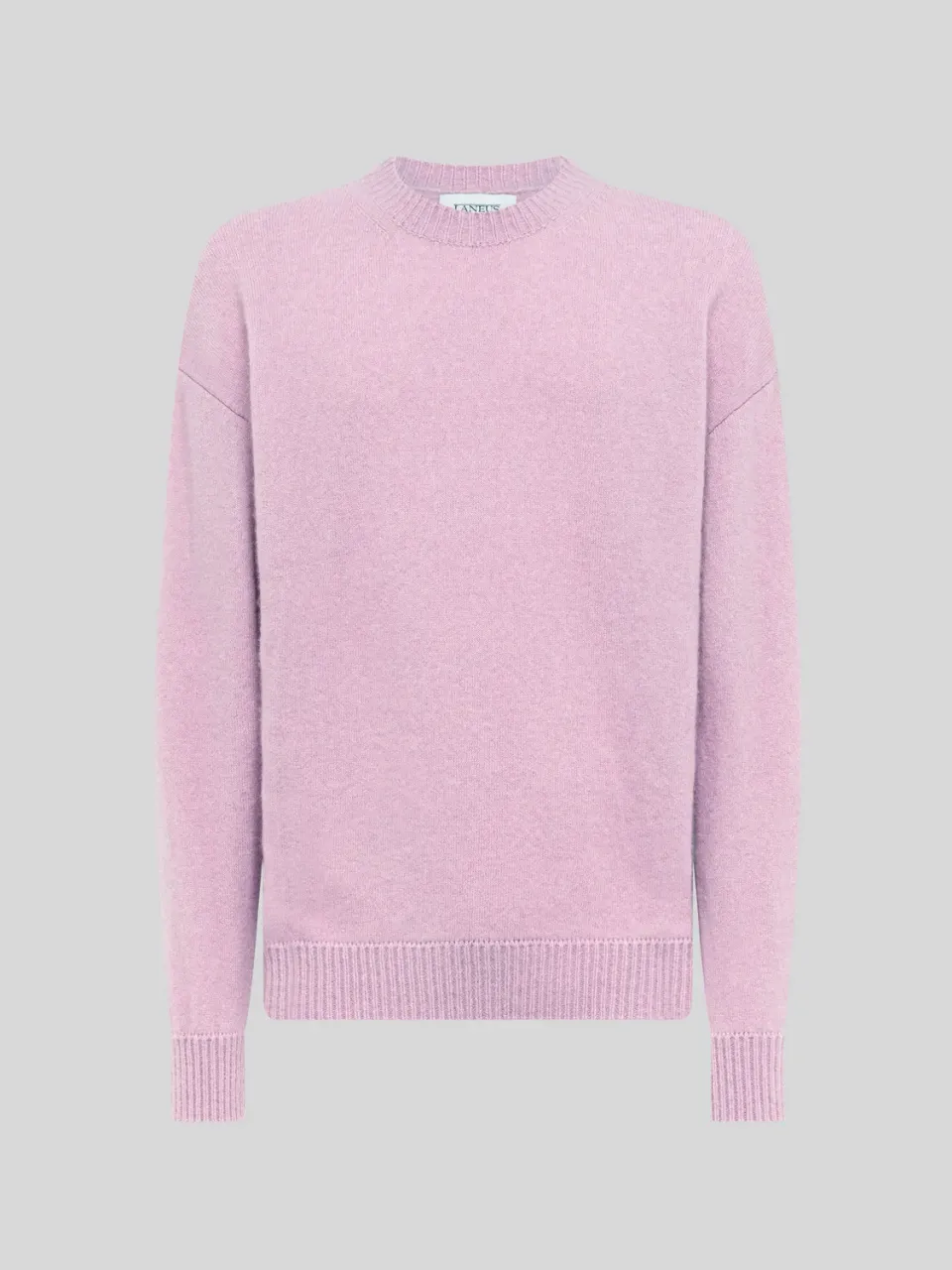 Laneus Cashmere Silk strik pink herre kashmir
