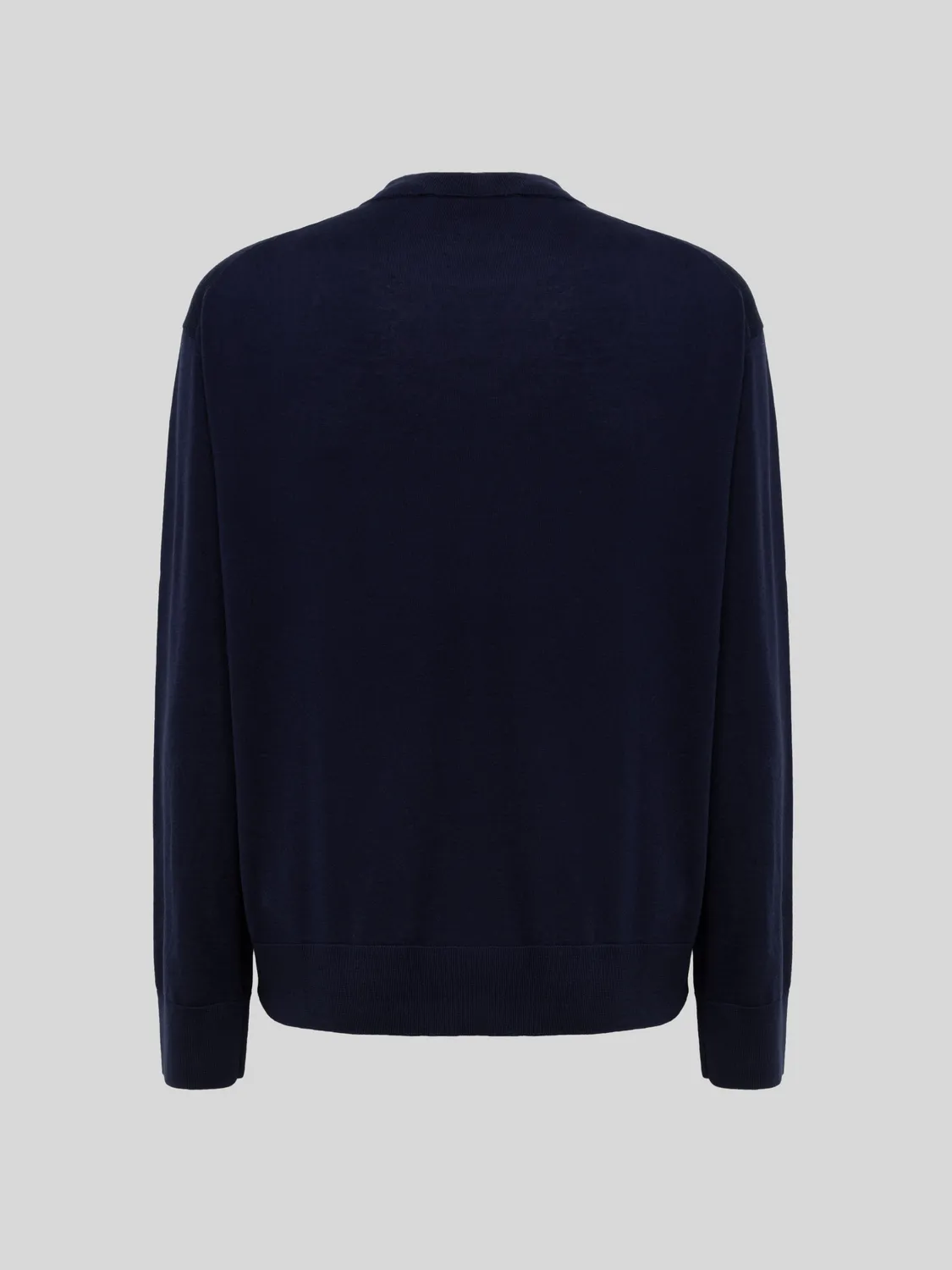 Laneus Lightweight Jacquard sweater sort uld