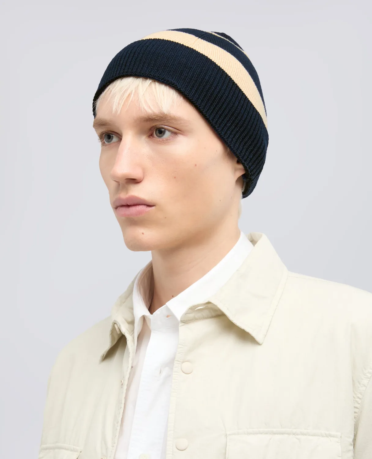Aspesi Hat Rope Blue bomuldshat
