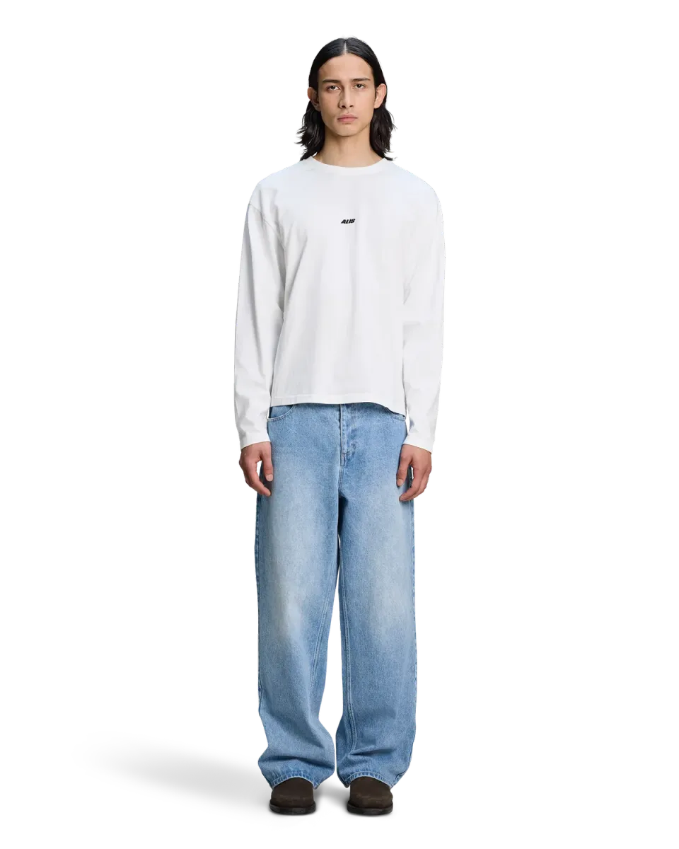 Alis Joshua Long Sleeve T-shirt hvid bomuld