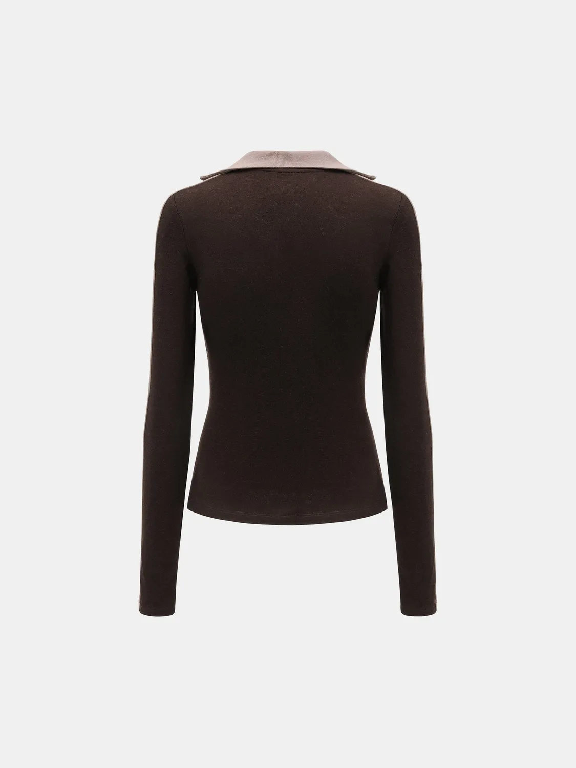 Feng Chen Wang Brown Panelled bluse S-L brun