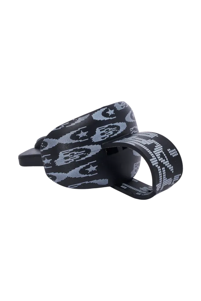 Hellstar LED Logo tandbeskytter sort/hvid med strop
