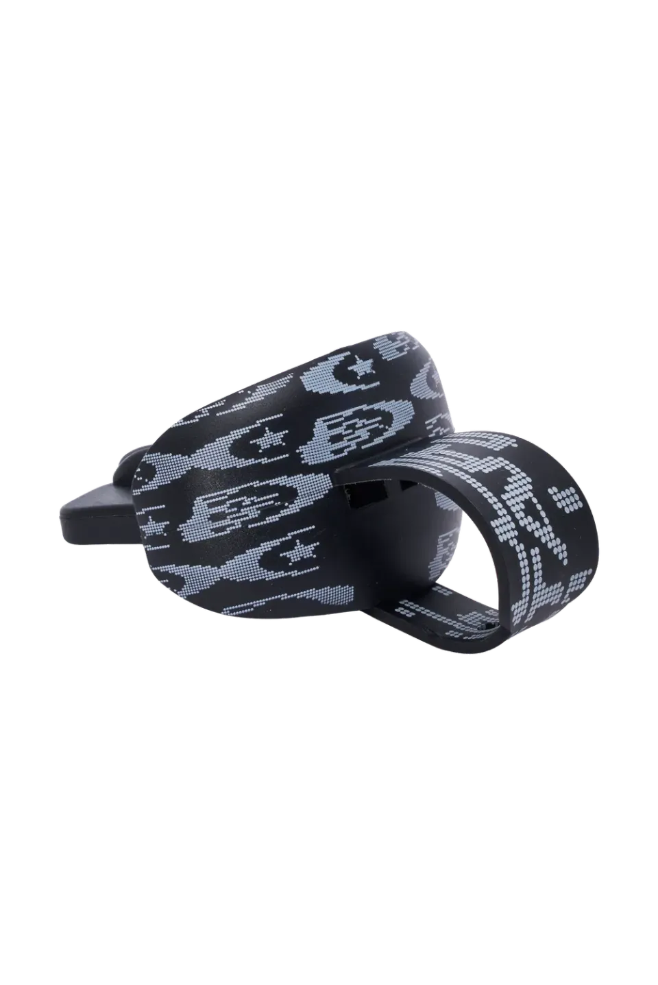 Hellstar LED Logo tandbeskytter sort/hvid med strop