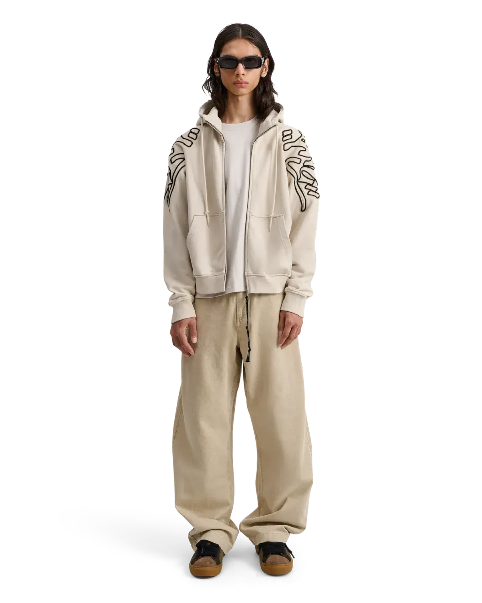 Alis Bam jeans Faded Sand vide 100% bomuld