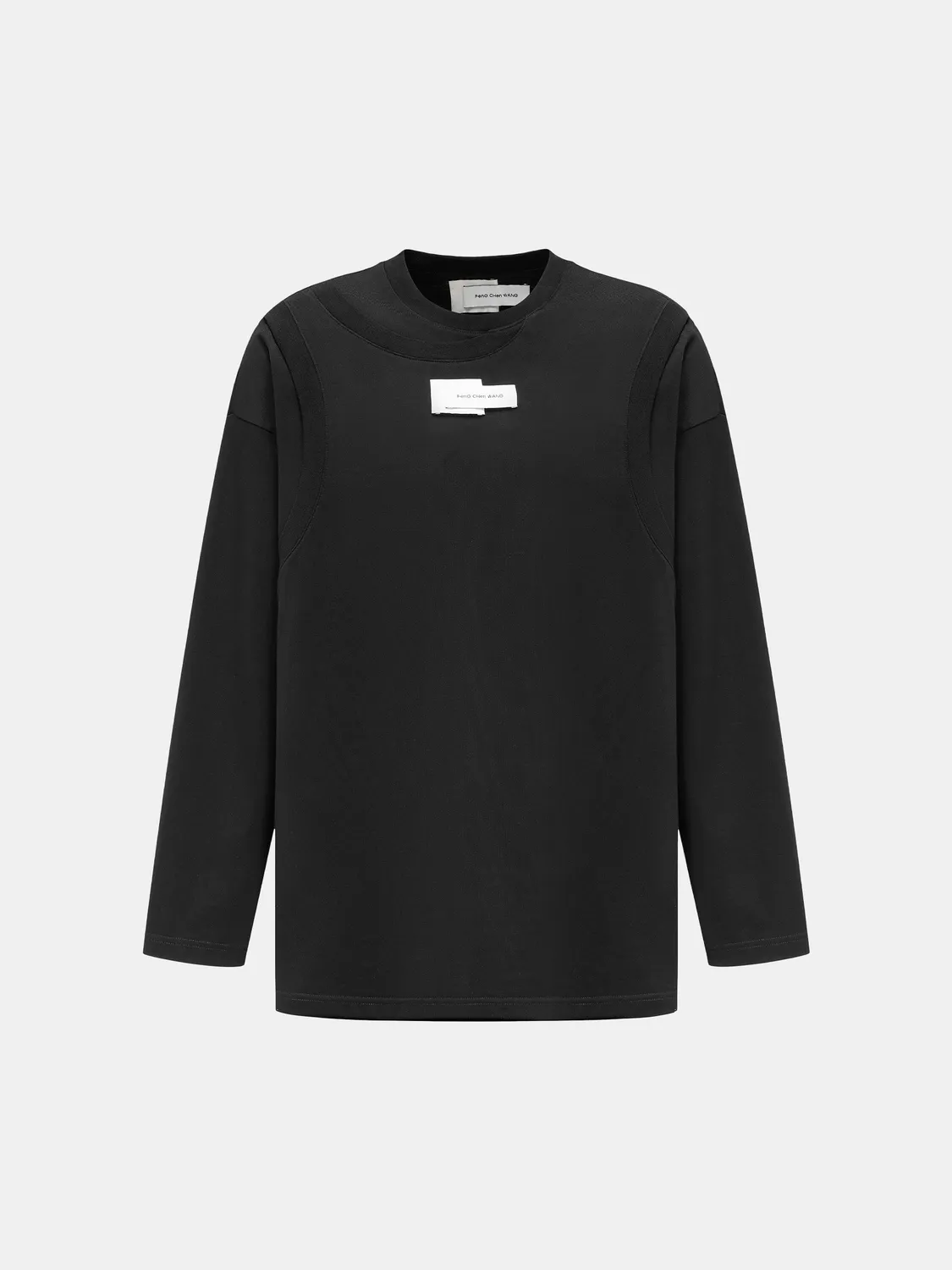 Feng Chen Wang Double Neck Jersey sweatshirt afslappet