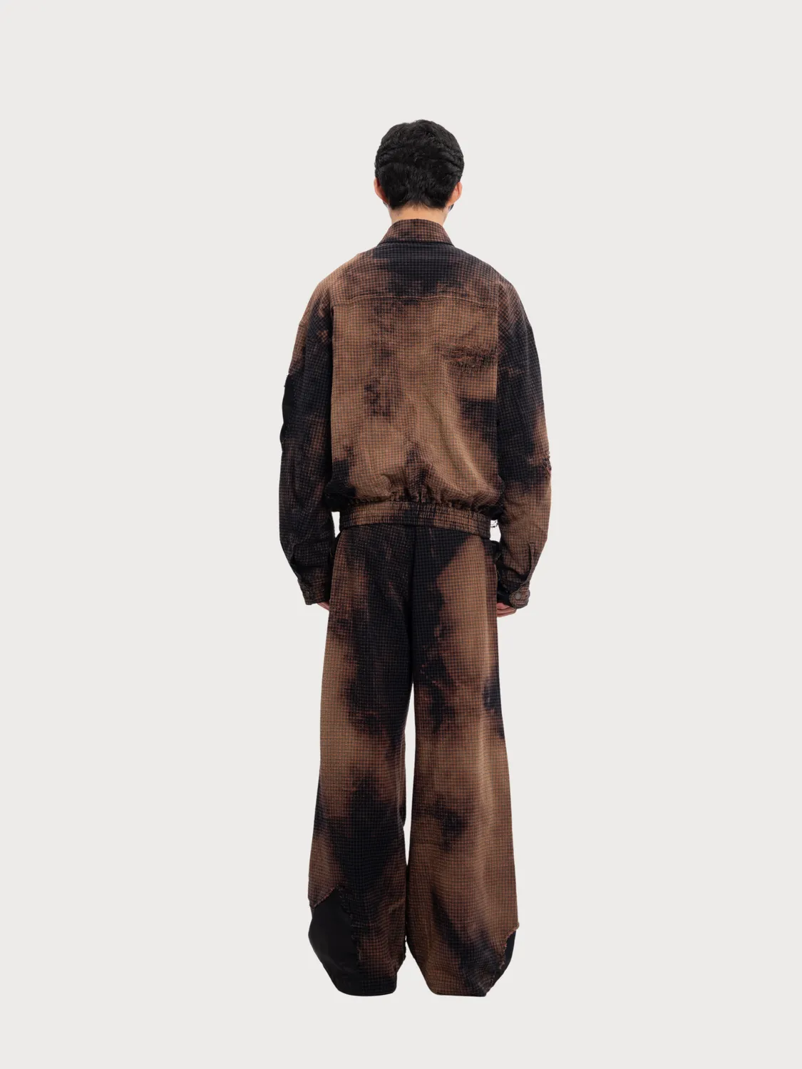 Feng Chen Wang Decayed Check jakke ternet uldlook