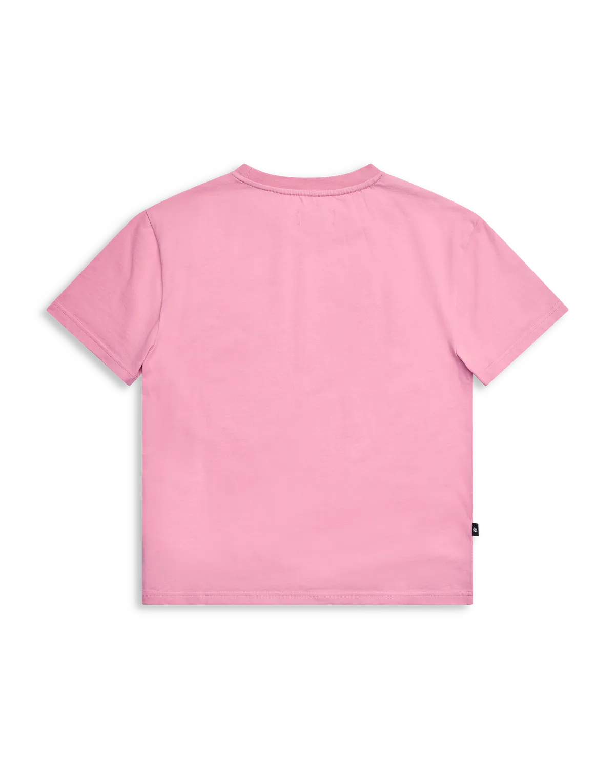 Alis Torey cropped t-shirt Solid Pink bomuld
