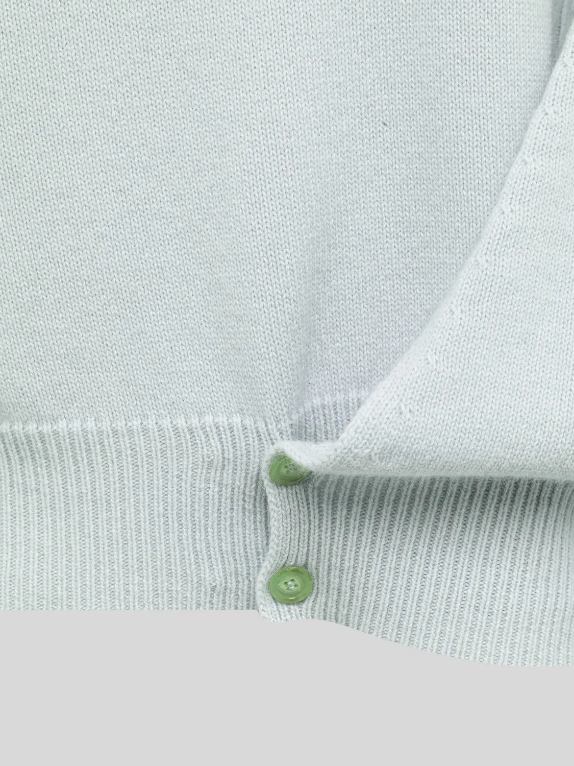 Laneus Asymmetric Box striktrøje salvie uld angora