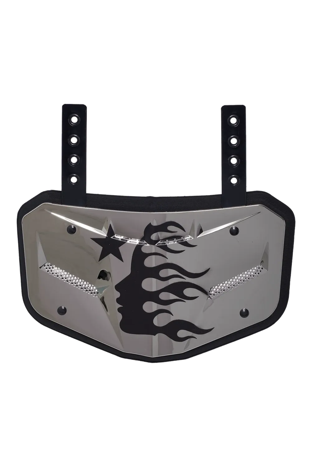 Hellstar Backplate rygplade voksen sort – mesh