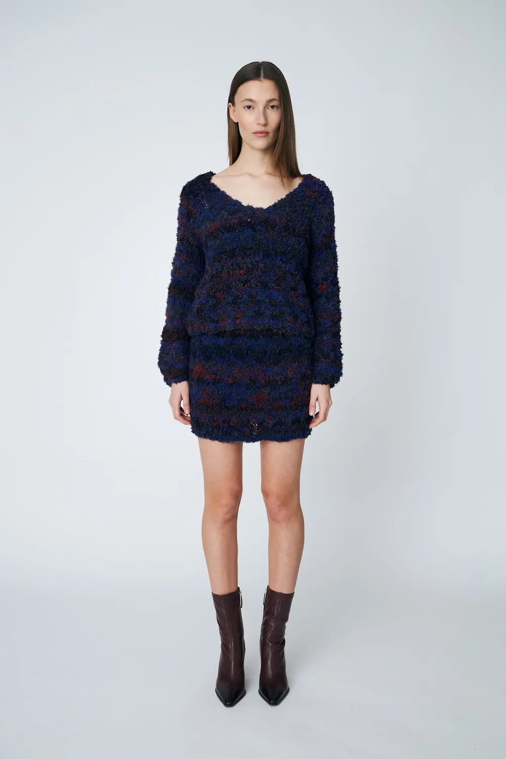 DAWNXDARE Sammie Pullover strikbluse 640 midnight fluffy