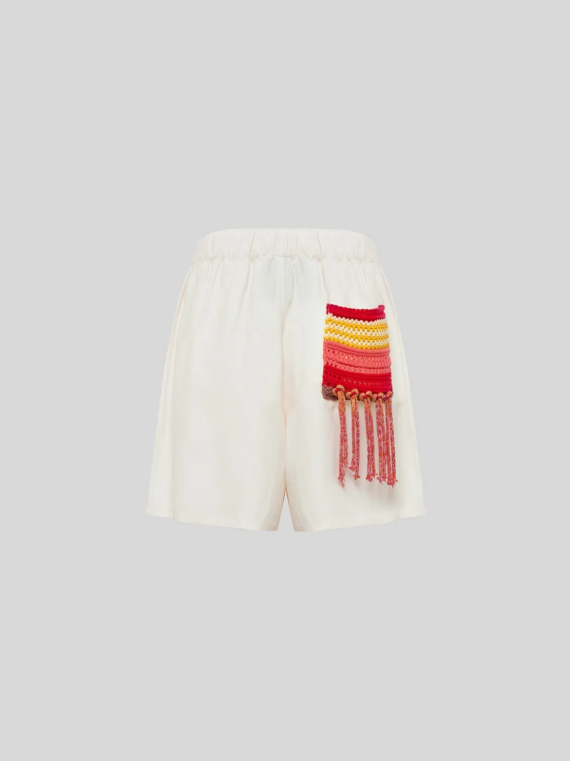 Laneus Cancun hørshorts creme brede
