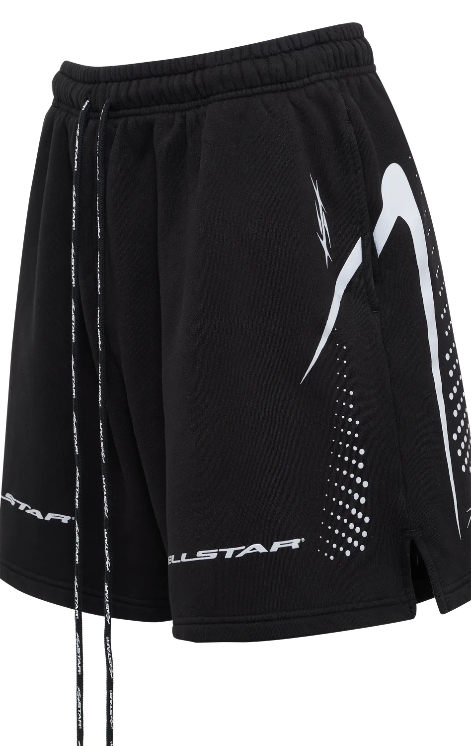 Hellstar Hype Flight shorts sorte fleece