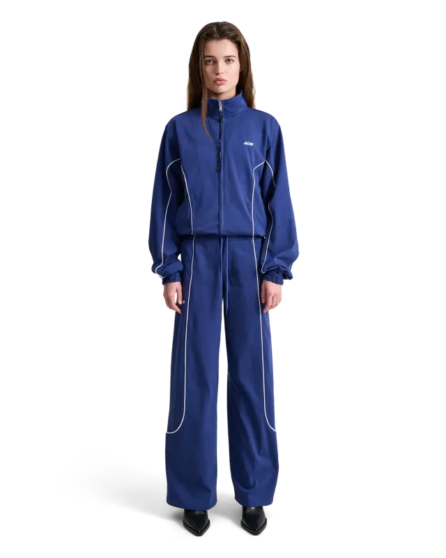 Alis Hristo Tony Fit tracktop Solid Blue cropped