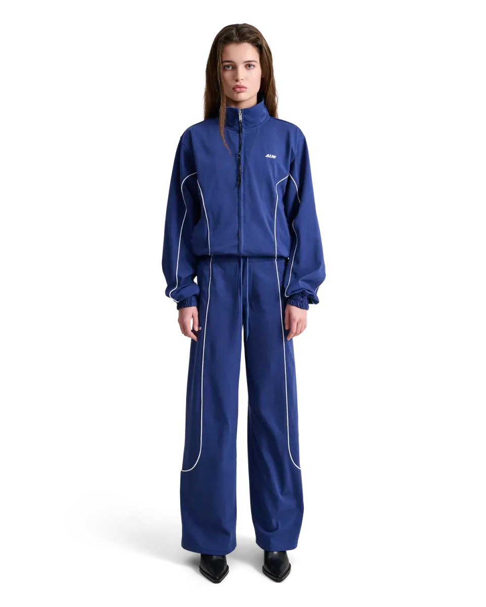 Alis Hristo Tony Fit tracktop Solid Blue cropped