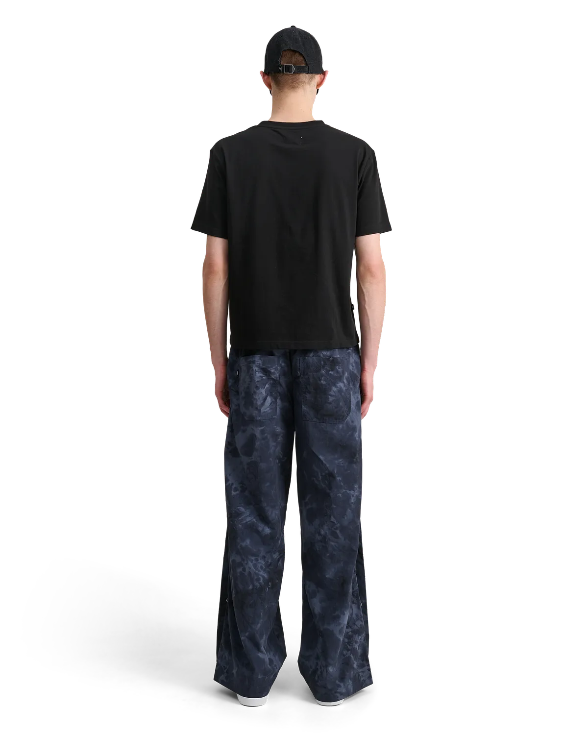 Alis Teefey Logo Tape joggingbukser blå nylon