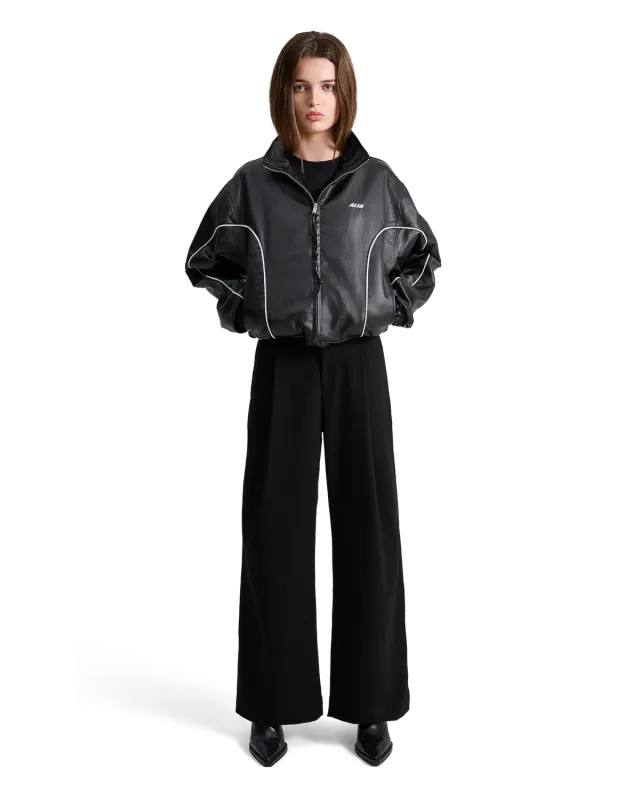 Alis Hristo Tony Fit track top glossy black coated