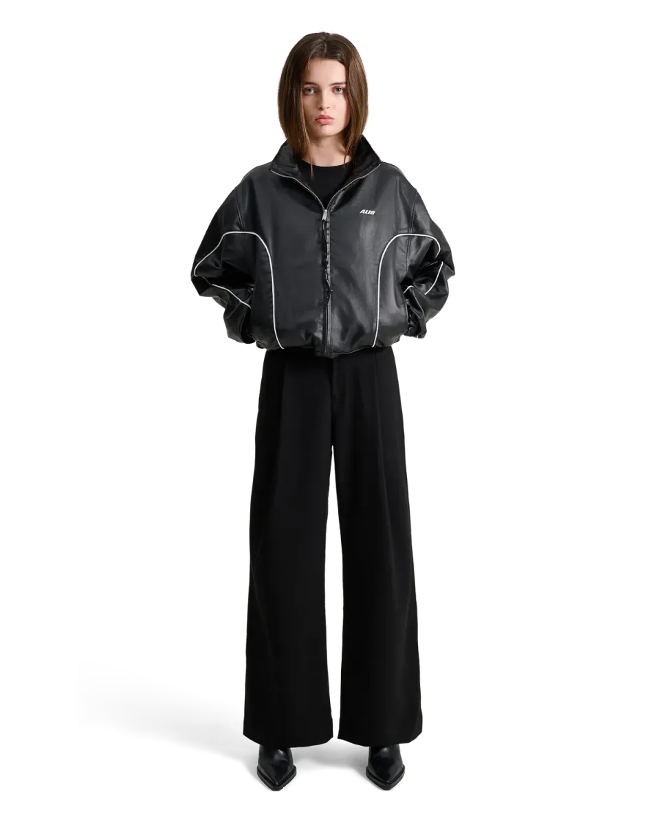 Alis Hristo Tony Fit track top glossy black coated