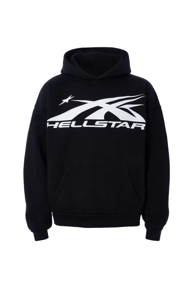 Hellstar Sports Logo hoodie sort vintage