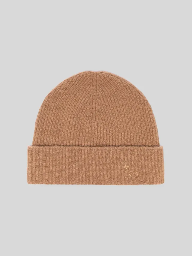 Laneus Hat Destroyed hue camel alpakamix