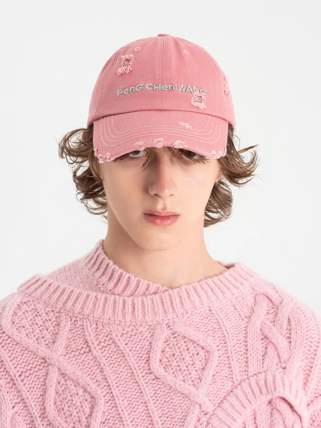 Feng Chen Wang Denim Cap denimkasket OS broderi