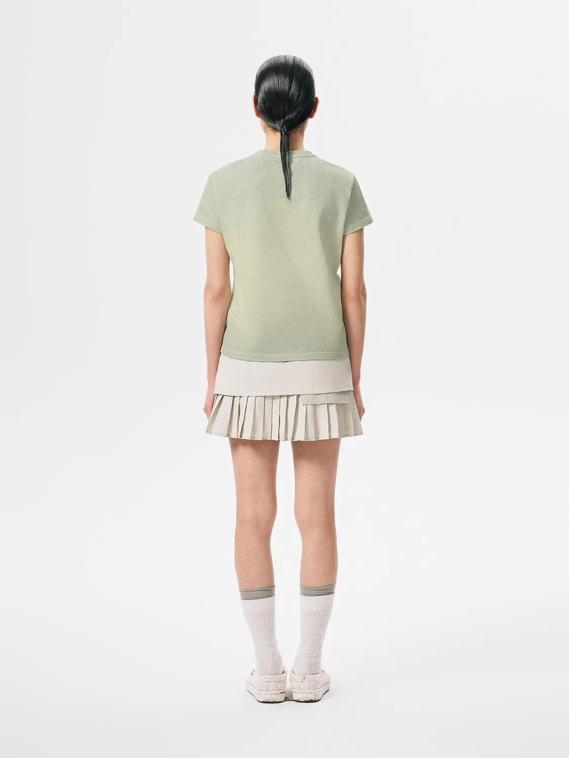 Feng Chen Wang Tie-Dye Logo t-shirt unisex bomuld