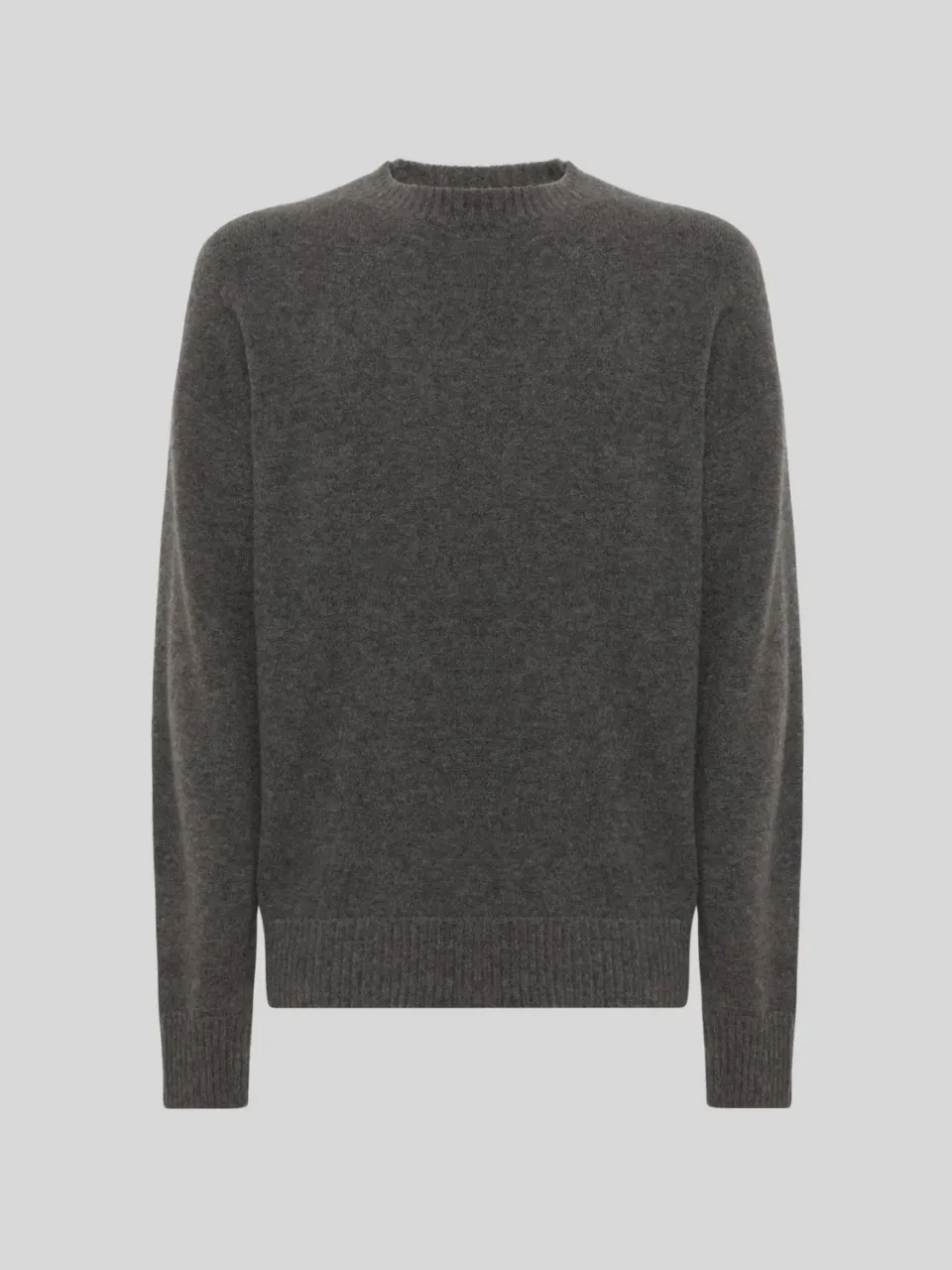 Laneus Cashmere Silk Crew Neck sweater grå herre