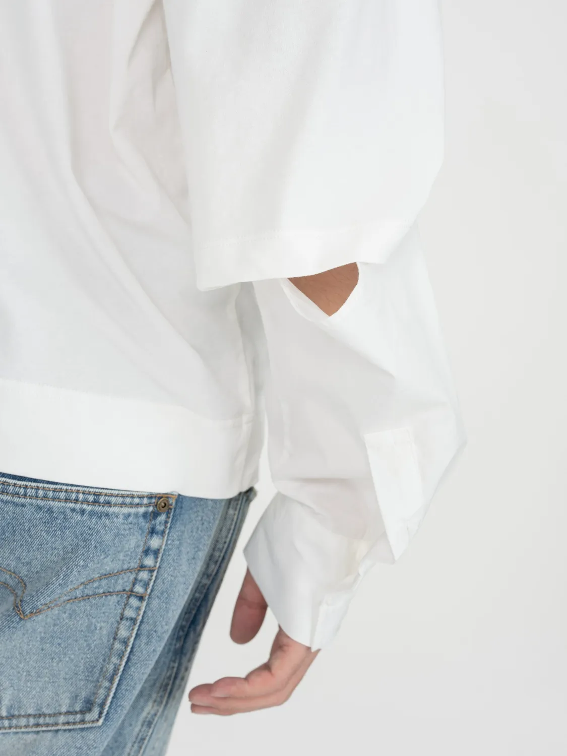 Feng Chen Wang 2 in 1 Long Sleeve t-shirt lagdelt