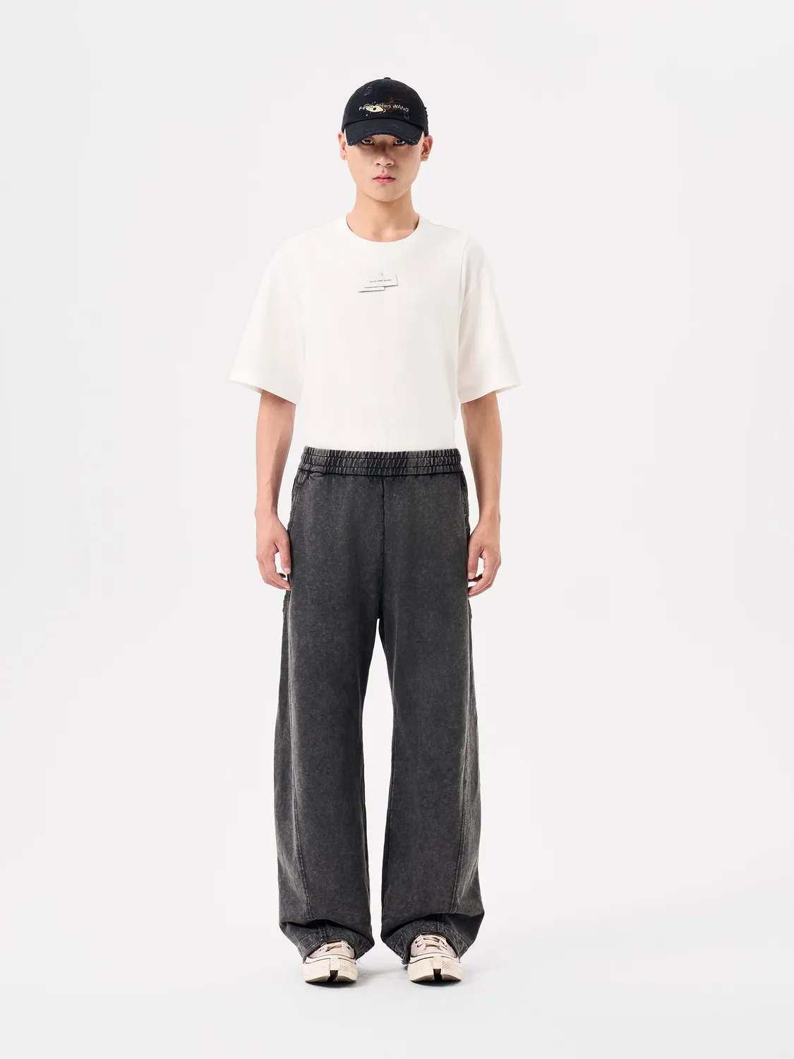 Feng Chen Wang Tie-Dye sweatpants patchwork vasket