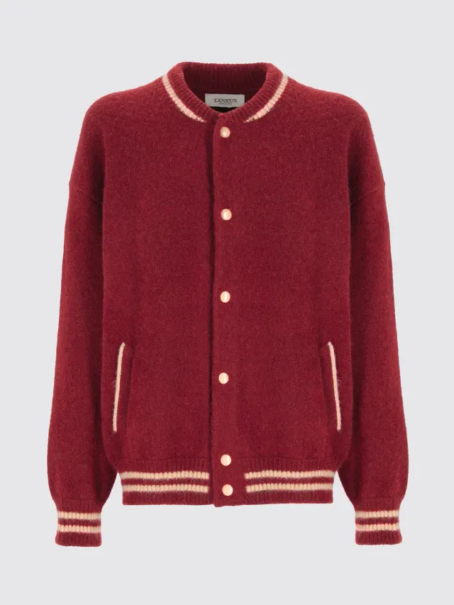 Laneus Sense bomberjakke sangria cashmere