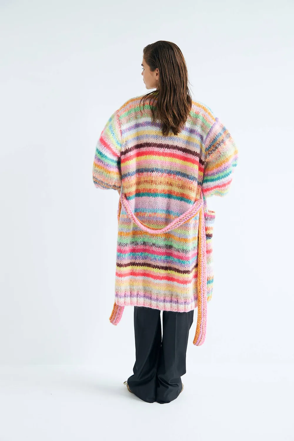 DAWNXDARE FLORENCE cardigan 900 multi med bælte