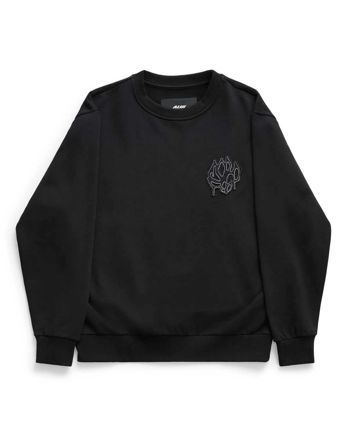 Alis Greco sweatshirt sort – tung bomuld