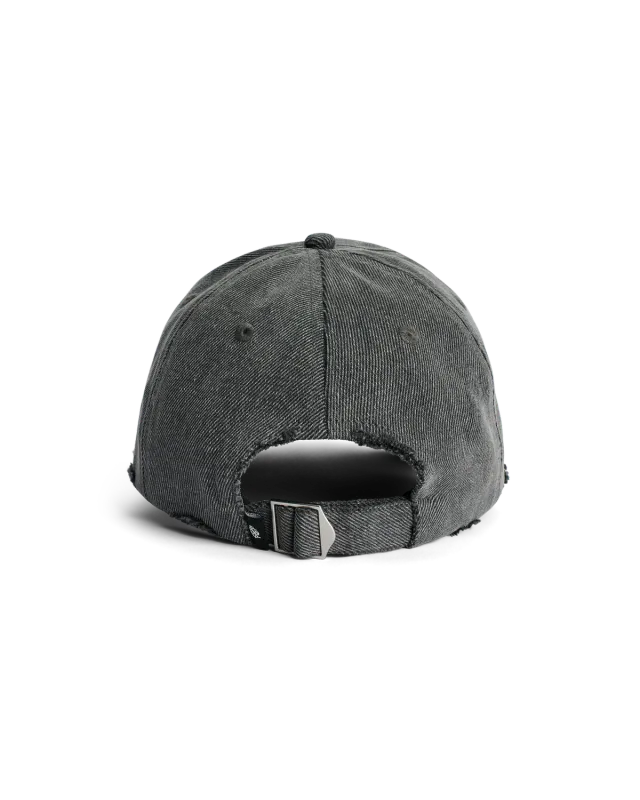 Alis Koston kasket Washed Grey bomuld