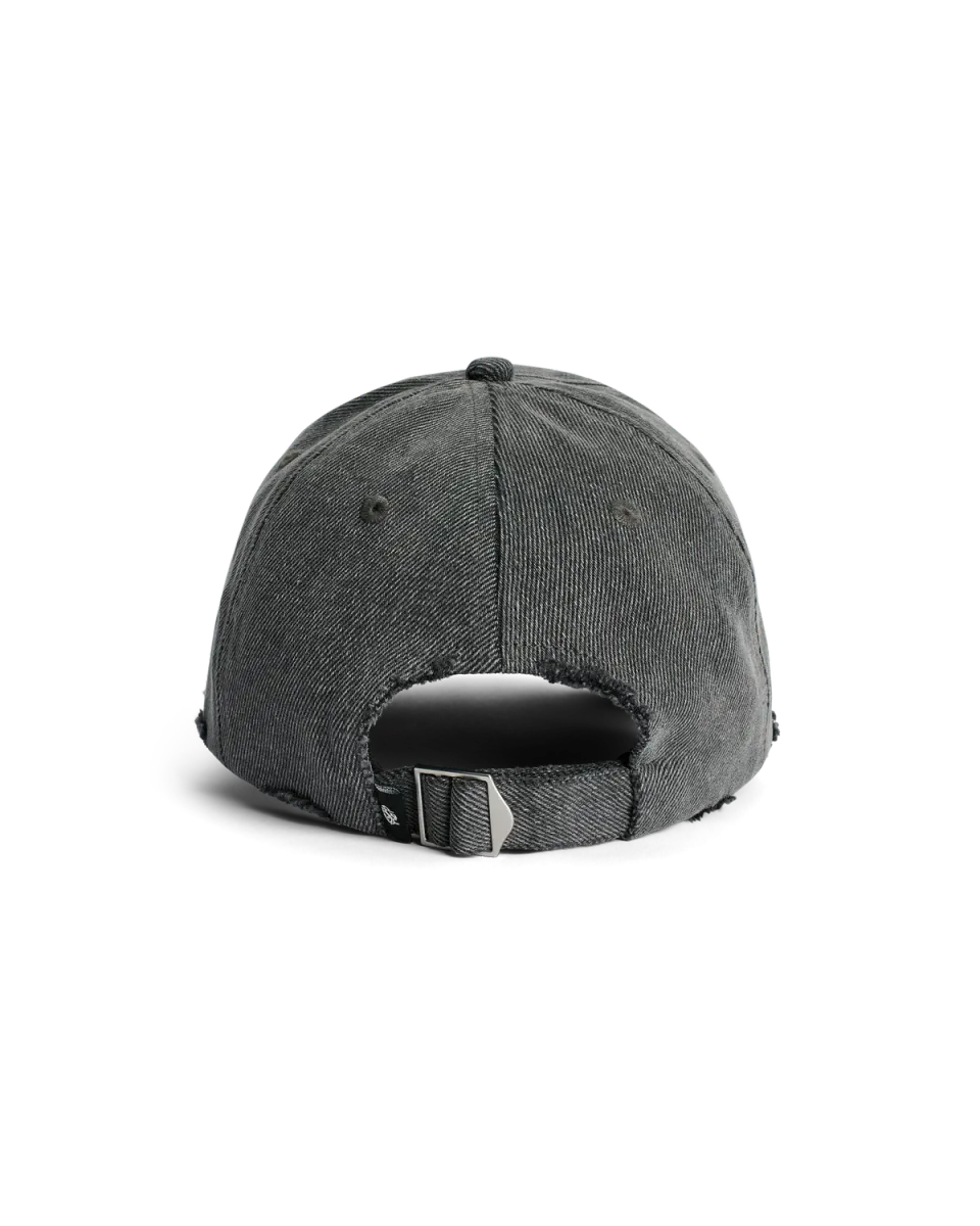 Alis Koston kasket Washed Grey bomuld