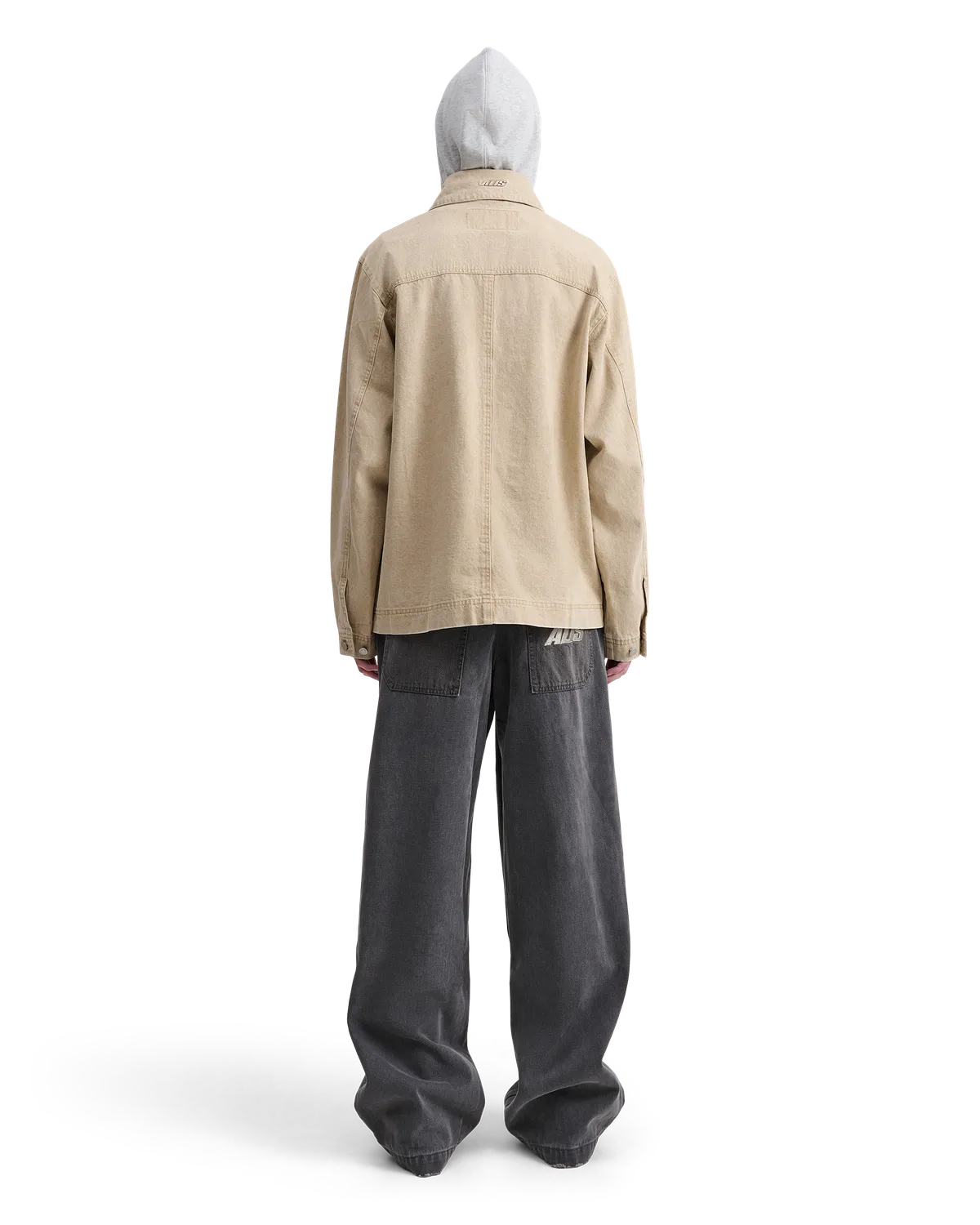 Alis Viren arbejdsjakke Faded Sand bomuld