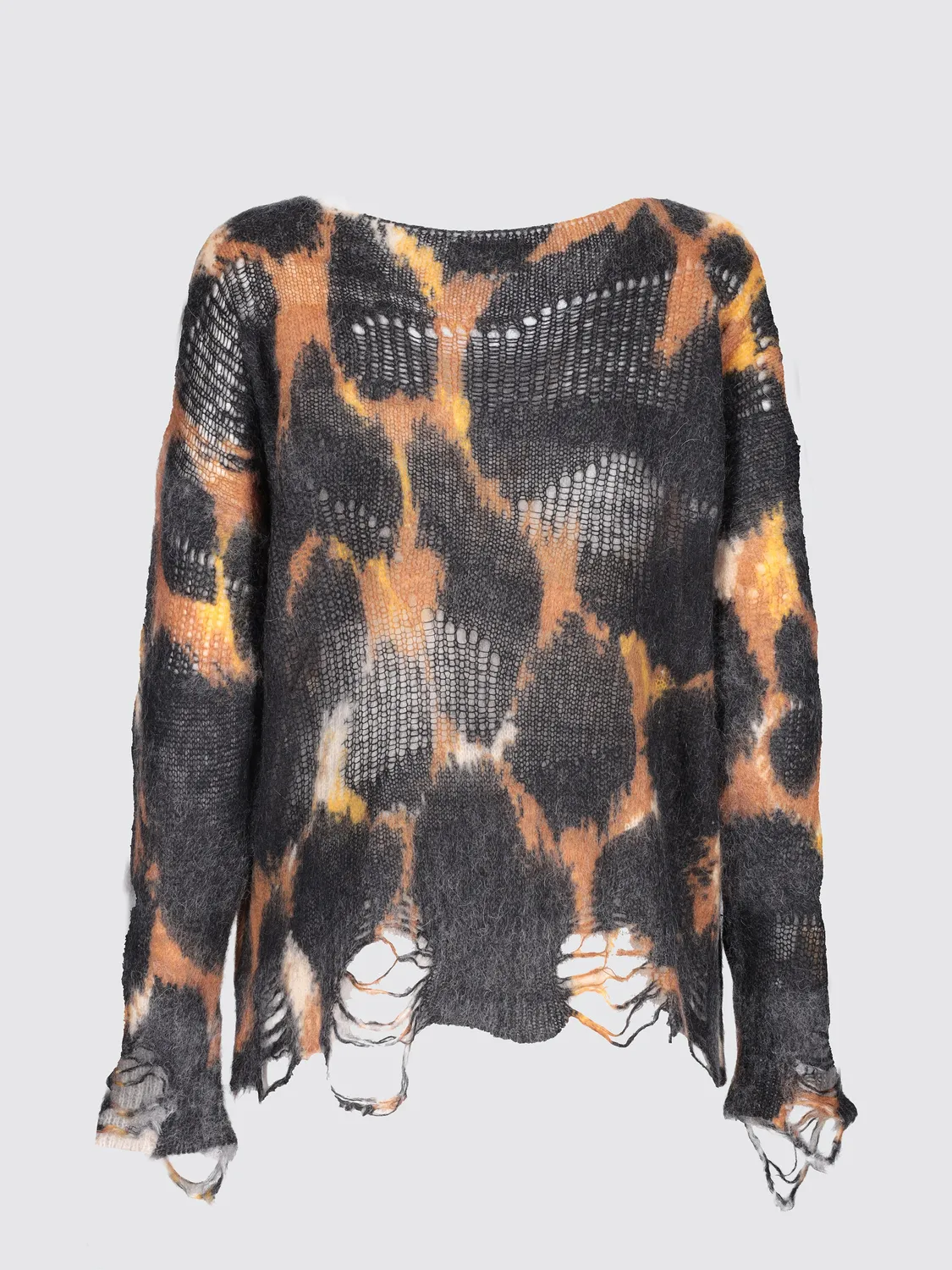 Laneus Wool Destroyed jumper spotted alpakauld