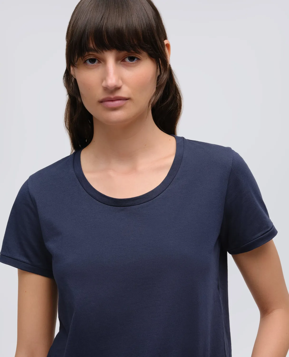 Aspesi Cotton Jersey T-shirt bomuld blå