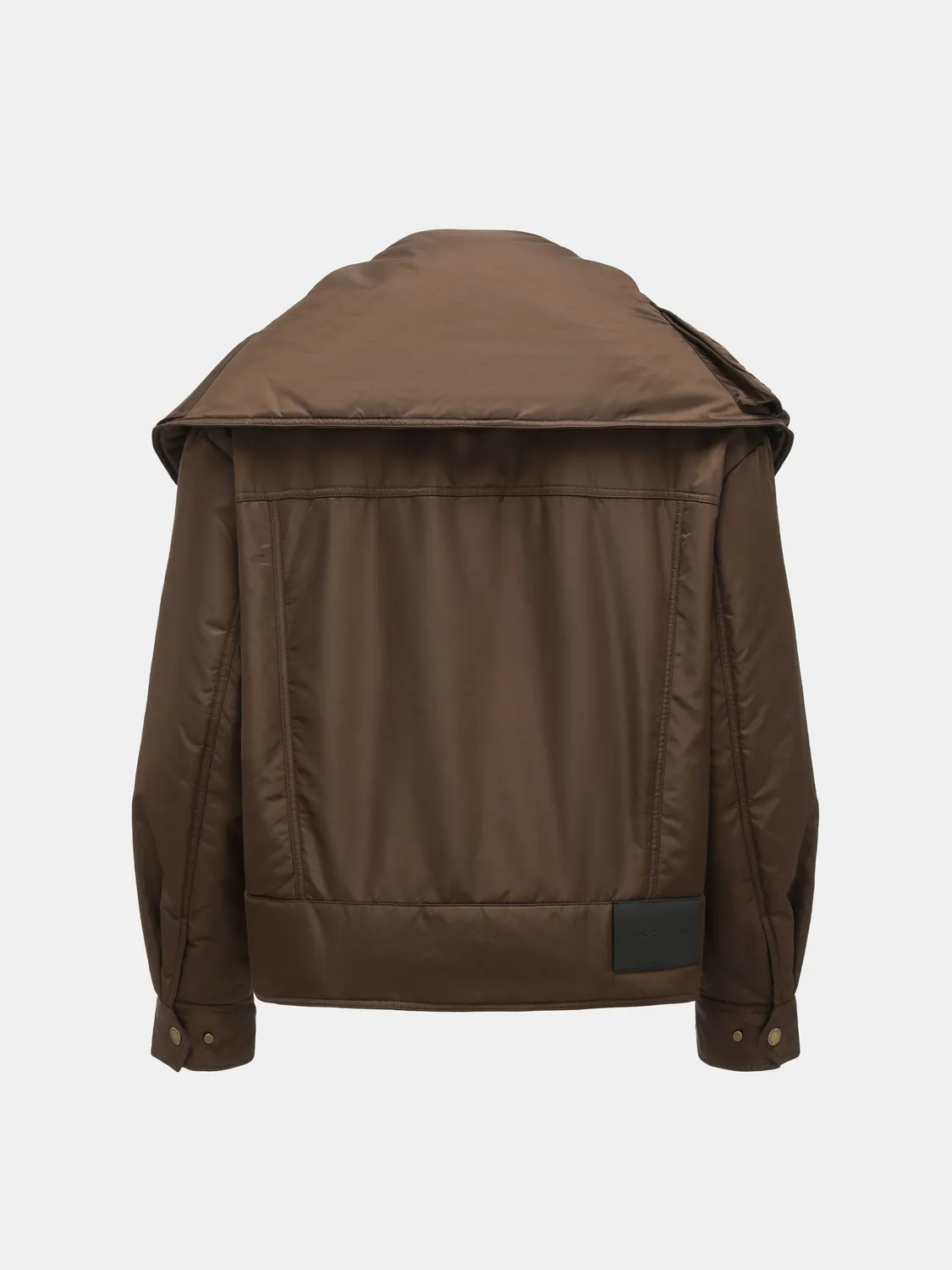 Feng Chen Wang Padded Utility jakke XS-XL brun aftagelig krave