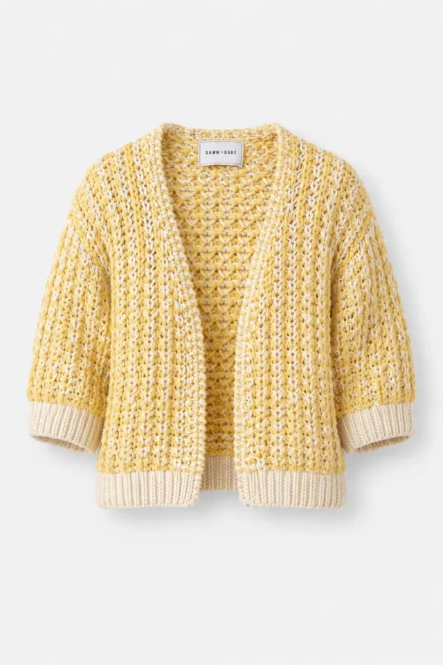 DAWNXDARE Annie 118 Honey strikcardigan mohair