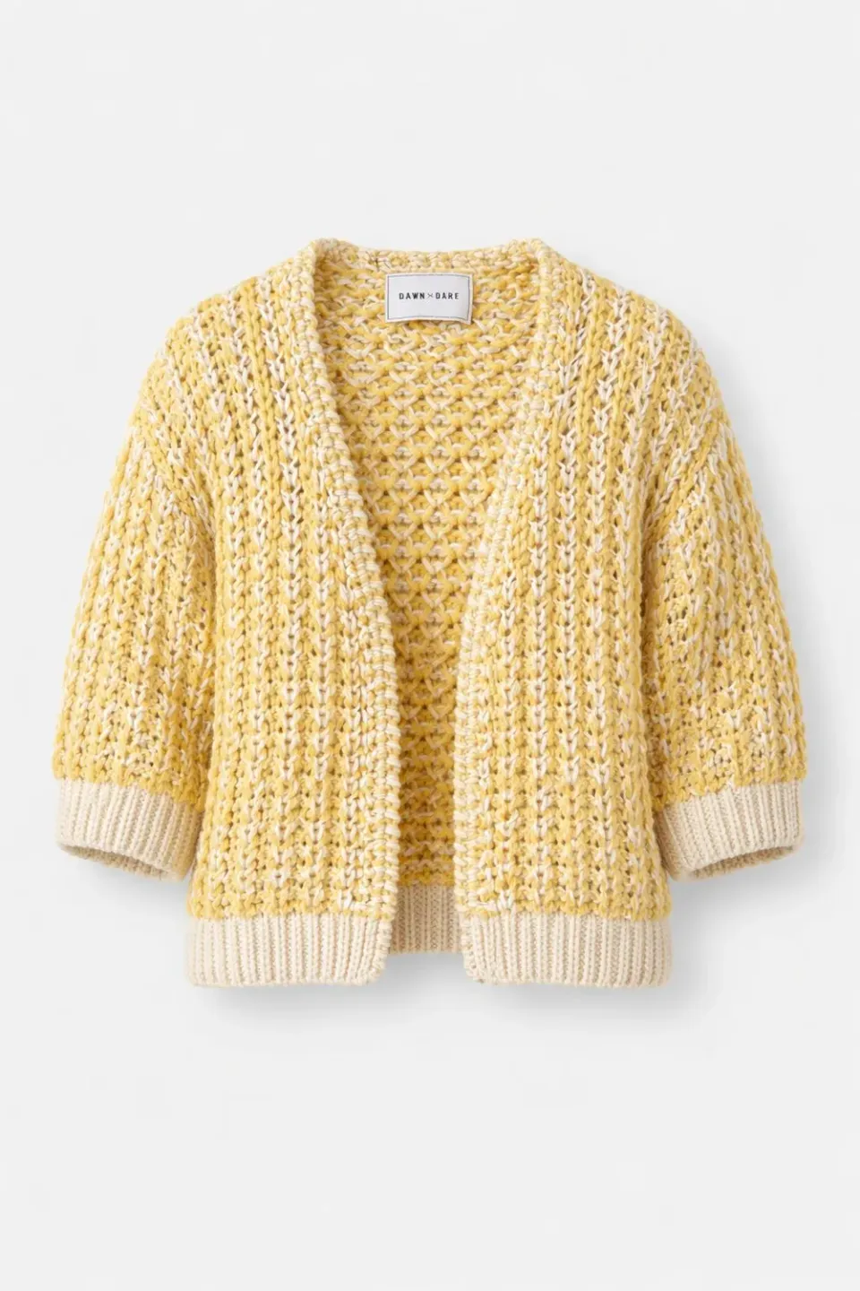 DAWNXDARE Annie 118 Honey strikcardigan mohair
