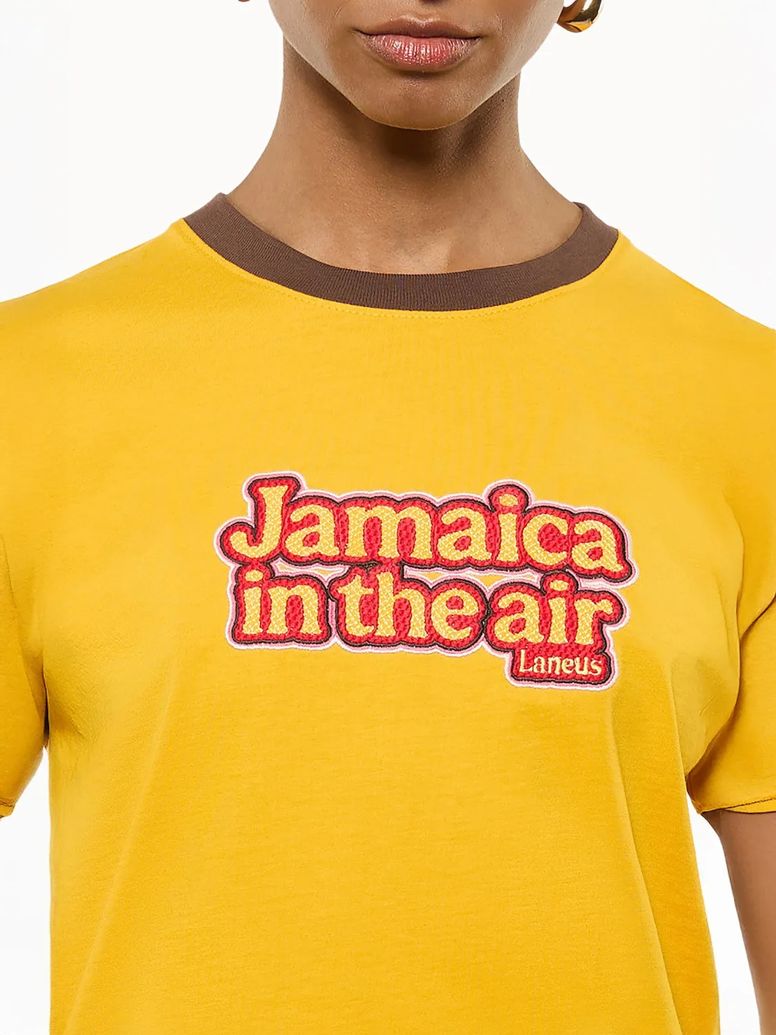 Laneus Jamaica T-shirt safran bomuld