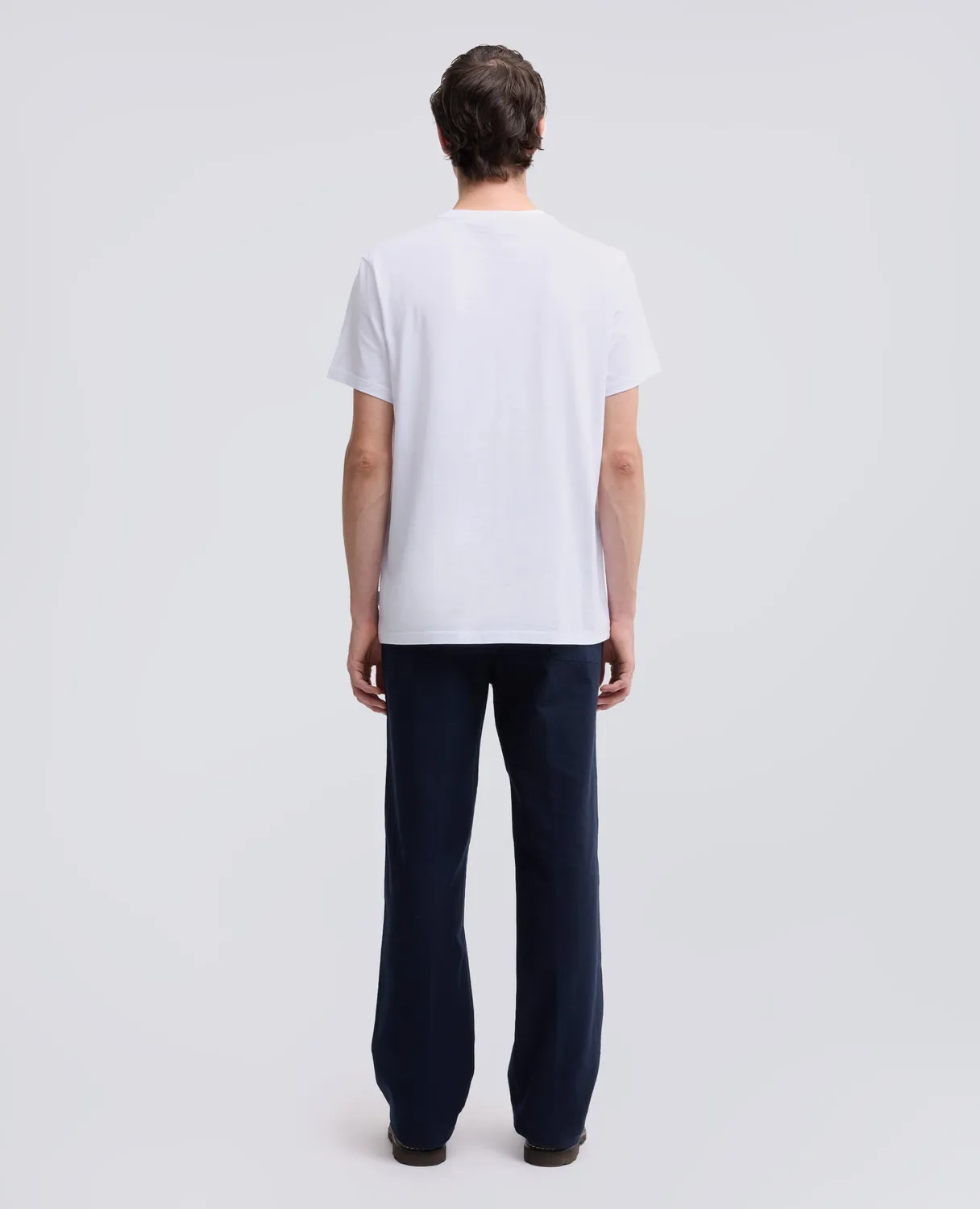 Aspesi Silence T-shirt hvid bomuld japan print