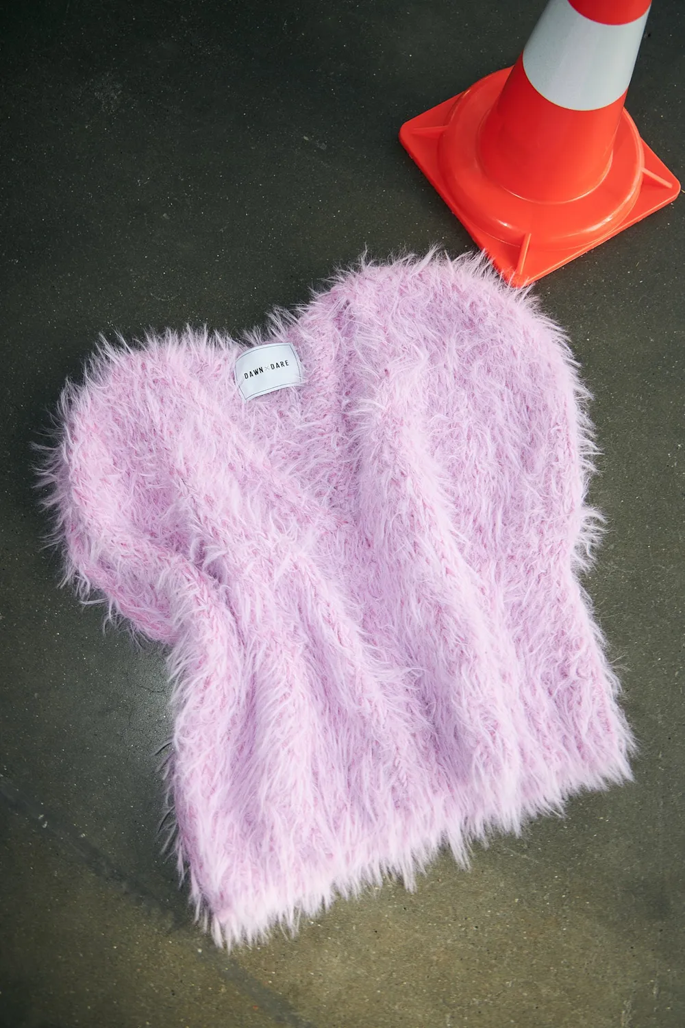 DAWN x DARE BECCA strikvest 219 super pink mohair