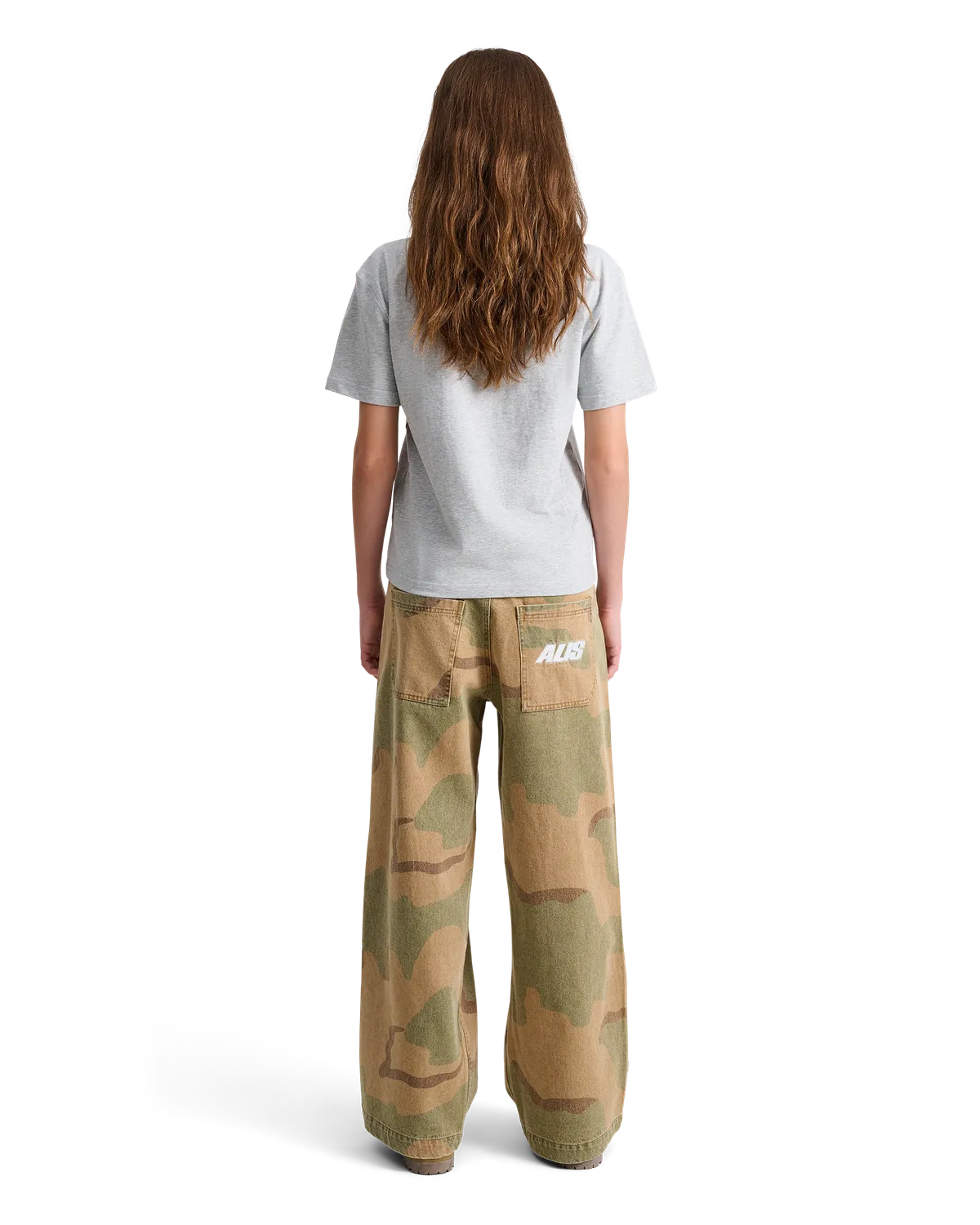 Alis Bam Wide Fit jeans camouflage 100% bomuld