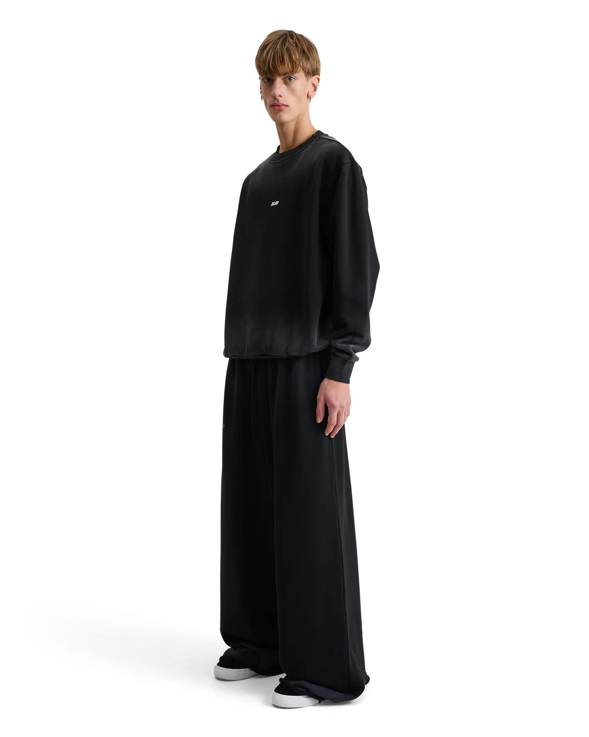 Alis Greco sweatshirt faded black bomuld