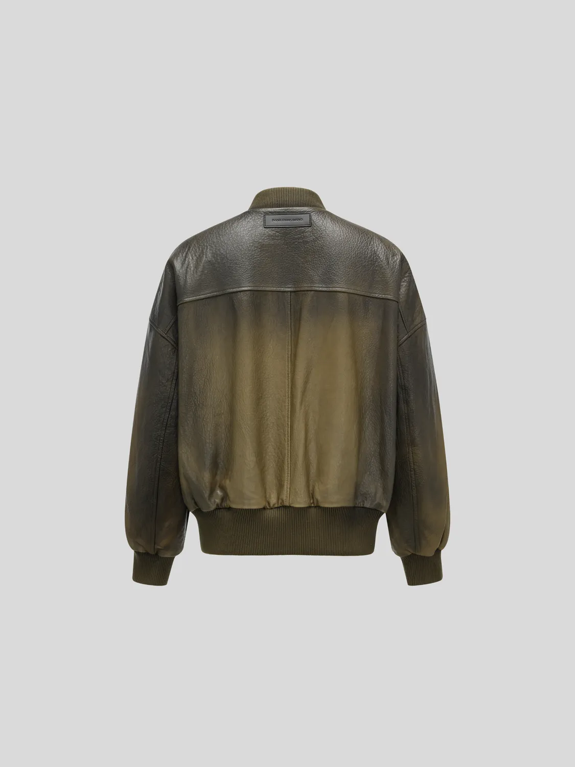 Feng Chen Wang Gradient Bomber læderjakke spray