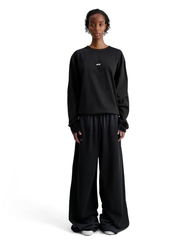Alis Joshua langærmet t-shirt solid black