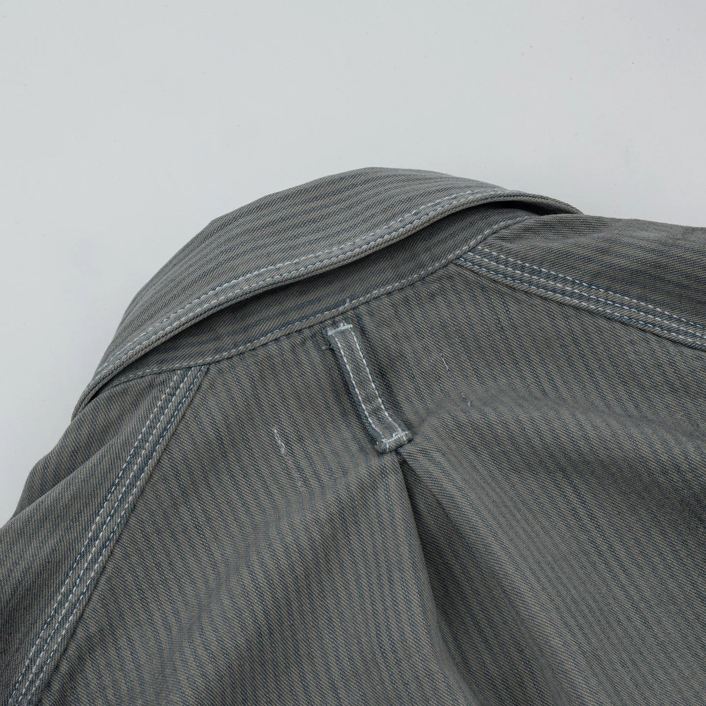 Lee x Feng Chen Wang 91B denimjakke dame grå cropped