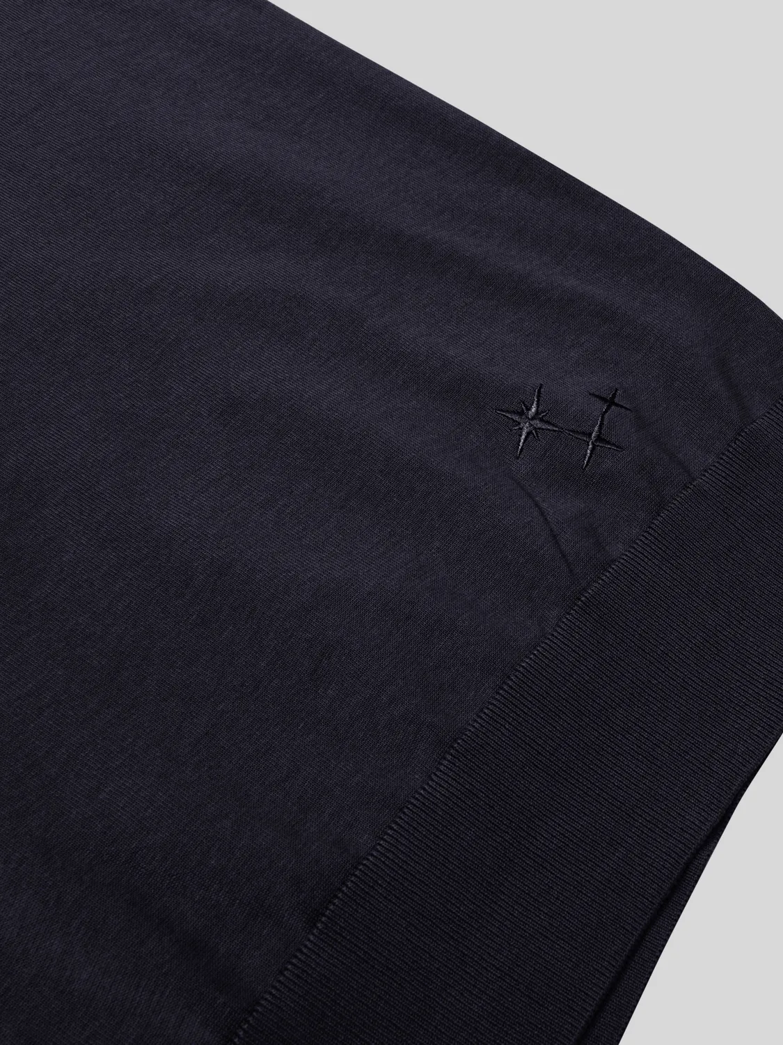 Laneus strik polo poloshirt navy blue bomuld